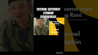 Tutorial Sertifikat Standar Terverifikasi part 2 [upl. by Terraj812]