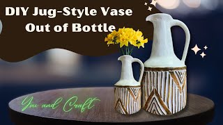 DIY Flower Vase 🏺 Out of Waste Material [upl. by Hamon]