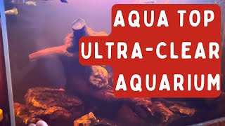 Bookshelf Aquarium Rimless Aquatop Ultra Clear Fish Tank Review [upl. by Isherwood471]