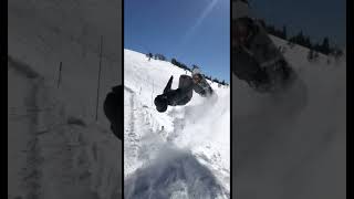 Snowboarding Mammoth snowboard skateboarding snow mammothmountain [upl. by Eitsyrk284]