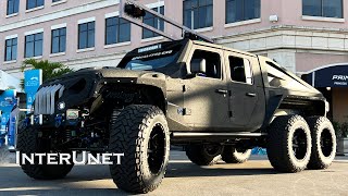 Hellfire 6x6 Gladiator Apocalypse Supercharged V8 62L 750HP Hellcat 2022 Jeep Custom Truck [upl. by Schick162]