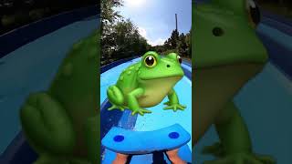 EIN RIESENFROSCH WURDE IM WASSERPARK GESICHTET youtube youtubeshorts shorts [upl. by Dunton]