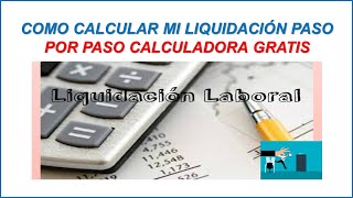 COMO CALCULAR UNA LIQUIDACIÓN 2024 [upl. by Andrey]