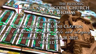 Remembering Dr Constance E Clayton [upl. by Alleul166]