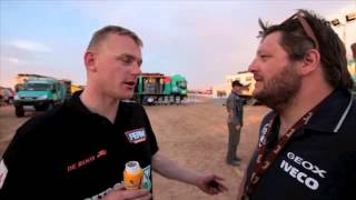 Iveco Dakar 2013 interview with Gerard de Rooy [upl. by Dukie]