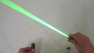 DIY How to Modify a Green Laser Pointer into a Burning Laser [upl. by Otero]