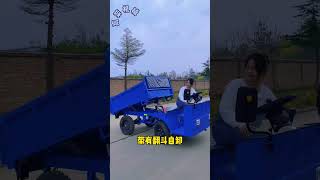 Electric flatbed truck Steeringviralvideo [upl. by Nothgiel802]