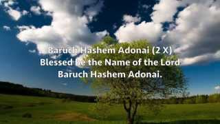 Baruch Hashem Adonai  Worship Song lyrics [upl. by Aruasi288]