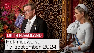 Dit is Flevoland van dinsdag 17 september  Omroep Flevoland [upl. by Notsirhc]