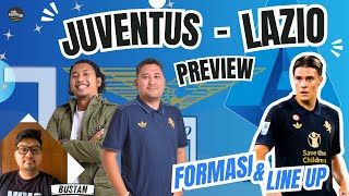 FORMASI amp LINE UP JUVENTUS VS LAZIO GIORNATA 8 SERIE A SEASON 2425 [upl. by Melquist]