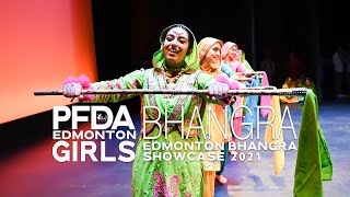 Punjabi Folk Dance Academy Edmonton  Girls Bhangra 2021  Bhangra Showcase 2021 [upl. by Emelen]