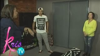 Kris TV Pasilip sa kwarto ni Daniel Padilla [upl. by Mosi]