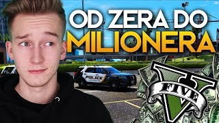 GTA V quotOD ZERA DO MILIONERAquot 19  WSTĘPUJEMY DO POLICJI 👮 [upl. by Nangatrad]