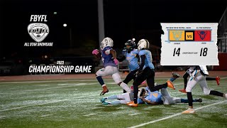 Championship Game JaguarsvsBison FBYFL Senior All Star Showcase [upl. by Shevlo]