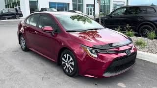 2022 Toyota Corolla Hybrid Frederictonvw [upl. by Emmett]