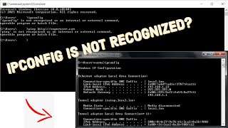 How to Fix IPConfig Not Recognised as Internal or External Command [upl. by Yevol]