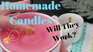 ❄🧐🔥TESTING DIY Woodwick Candles Using Popsicle Sticks Scentsy Wax Cubes and Crisco [upl. by Blalock]