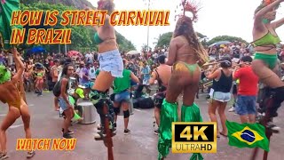 🇧🇷 CARNAVAL RIO 2023  COMO É UM BLOCO DE RUA NA PRAIA STREET CARNIVAL RIO DE JANEIRO ríodejaneiro [upl. by Sherar]