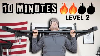 10 min INTERMEDIATE Pull Up Workout  5  10 Rep Range  Follow Along  Michael Eckert [upl. by Nnitsuj]