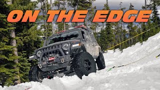 On The Edge  Jeep Gladiator Nearly Slides Off Cliff Dangerous Recovery [upl. by Accissej]