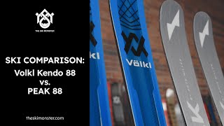 Ski Comparison 2024 Volkl Kendo 88 vs Peak 88 [upl. by Anneres]