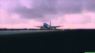 FSX Spotting Condor 767300ER lands at Düsseldorf [upl. by Enidan]