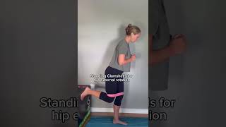 Gluteus Medius Exercises hippain glutesworkout hipstability runningtips shorts marathon [upl. by Anilatac]