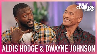 Black Adam Star Aldis Hodge Thought Dwayne Johnson Welcome Call Was A Prank  Kelly Extra [upl. by Hendrick]