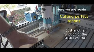 Sainsmart 4040 Pro CNC Making perfect Tenons just another feature of this machine [upl. by Klockau]