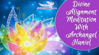 Divine Alignment Meditation with Archangel Haniel [upl. by Kiefer]