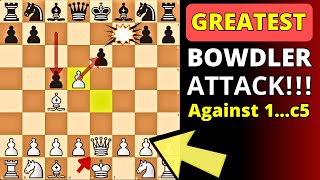 🔴 No Sicilian Player Likes this Deadly Bowdler Attack [upl. by Tait311]