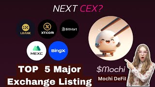 Mochi DeFi COIN TOP 5 MAJOR EXCHANGE LISTING  MOCHI COIN PRICE PREDICTION 2024  1000X SOON [upl. by Nylrak97]