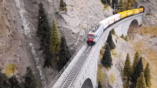 Güterverkehr mit der Rhätischen Bahn in Graubünden [upl. by Yenaj]