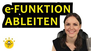 e Funktion ABLEITEN – Ableitung Exponentialfunktion Kettenregel Produktregel Beispiele [upl. by Aitercal935]