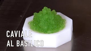 NUOVO METODO Caviale al basilico  Texturas [upl. by Lindahl]