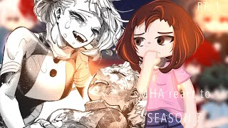 MHA react to SEASON 7 Spoiler  PT 1  MHABNHA  Manga [upl. by Jump573]