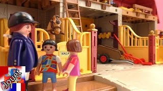 Ecurie Playmobil Country Story – Lena et Chrissy – Un WeekEnd au centre équestre – Partie 1 [upl. by Amyas486]