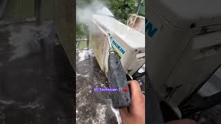 Outdoor cleaning airconditioningservice explore public reels acrepairing shorts share delhi [upl. by Yleoj100]