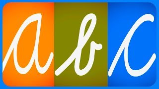 Letterschool Lowercase Letters DN Style Cursive ABC Trace 1 Educational Learn Best games for kids [upl. by Anallij]