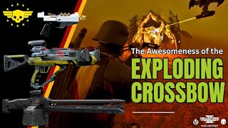 HELLDIVERS 2 The Awesomeness of the Exploding CrossbowSuper Helldive Coop gameplay [upl. by Nav667]