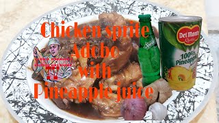 Chicken sprite adobo with pineapple juiceHow to make adobo [upl. by Akins]