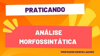 Análise morfossintática exercícios [upl. by Morrison]