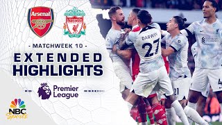 Arsenal v Liverpool  PREMIER LEAGUE HIGHLIGHTS  1092022  NBC Sports [upl. by Jehovah]