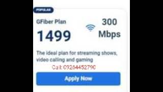 💥 GLOBE INTERNET FIBER UNLIMITED PLAN 💥 [upl. by Ennaeus]