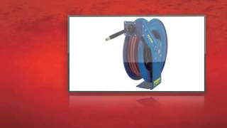 38In x 50 Ft Spring Return Hose Reel  Coxreels Product Review Video [upl. by Pavlish796]