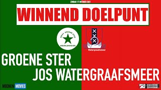 De winnende treffer van Dylan Zwartjes bij Groene SterJOS Watergraafsmeer van zondag 17102021 [upl. by Yug]