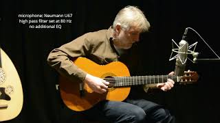 Schatten HFN pickup in a classical guitar [upl. by Bud]