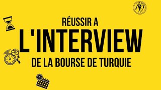 Réussir à linterview de la bourse de Turquie 2023 [upl. by Elish]