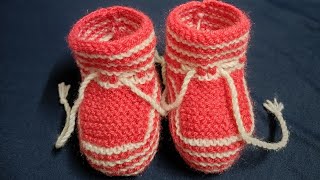 3  Beautiful 💓 Baby 🧦 SocksBootiesMoje  Baby Socks Kaise Banayen  Knitting Plant 💯 [upl. by Ilowell]