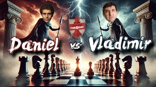 Daniel Naroditsky vs Vladimir Kramnik  Titled Tuesday 20112024 Round 9 [upl. by Geithner]